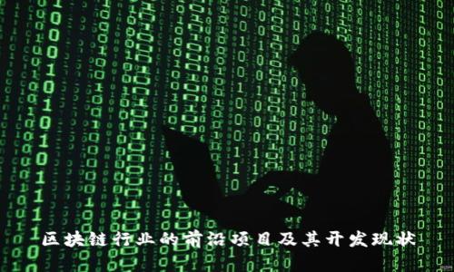 区块链行业的前沿项目及其开发现状